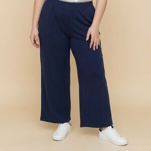 Torrid Active Navy Wide Leg Pants